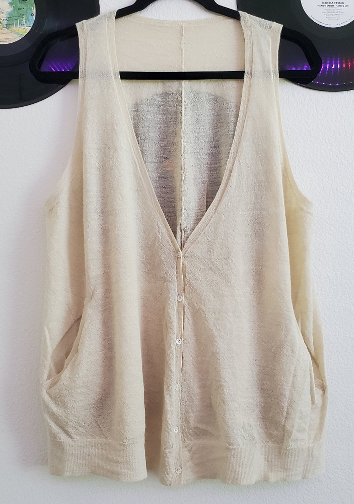 Women's Cream Vest
